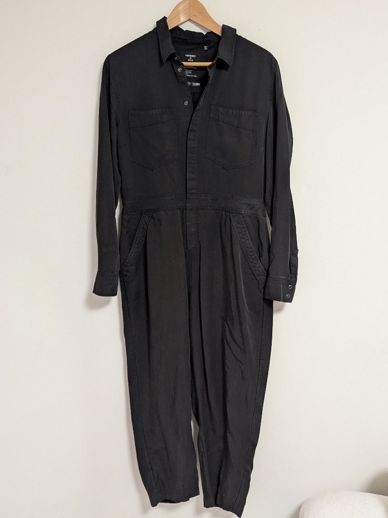 Black Superdry Boilersuit - Medium